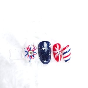 Fourth of July Press-on Nails